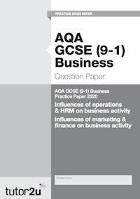 Bus Gcse Aqa Practicepaper2020 Cover