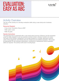 Bus Topic Evaluationeasyasabc A