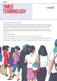 Bus Topic Timedterminology A