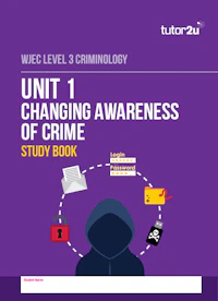 Unit 1 Criminology Study book Cover