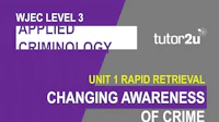 Unit 1 Rapid Retrieval Criminology Cover