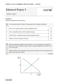 Economics Practice Paper 20256 cover