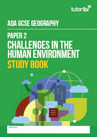 AQA GCSE Geog Paper 2 Study Book 2026 Cover
