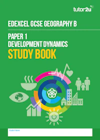 Edexcel GCSE Geog B Paper 1 Dev Dynamics study book cover1