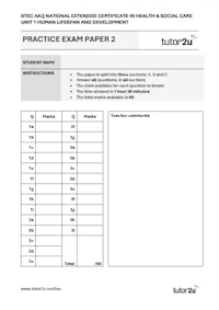 AAQ HSC Unit 1 Practice Exam Papers cover
