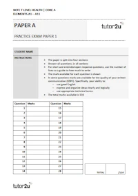NCFE T Level Health Paper 1 PEP Cover