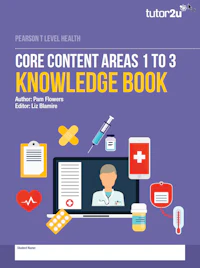 Pearson T Level Health Knowledge Book Areas 1 to 3 Cover