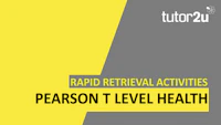 Pearson T Level Health Rapid Retrieval cover