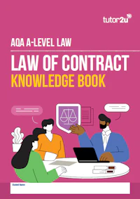 AQA Law of Contract Knowledge book cover