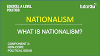 Edexcel A Level Politics Nationalism cover