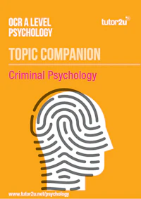05 Ocr Psychology Topic Companion Criminal Psychology Cover