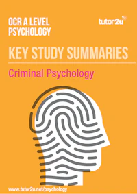 05 Ocr Psychology Topic Essays Criminal Psychology Sample Page 1