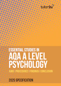 Essential Studies in AQA A Level Psychology cover