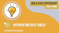 Interpreting Data Tables Skills Bank Cover