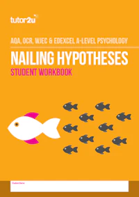 Nailing Hypothese A level Psychology Cover