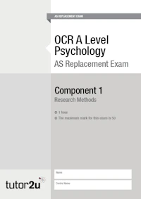 Ocr As Replacement Exam Front Cover C1 Research Methods