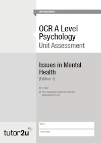 Ocr Psychology Unit Assessment Front Cover Issues In Mental Health