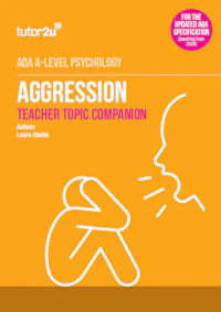 Psychology Aggression Topic Companion Cover