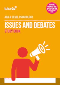 Psychology Issues Debates Study Book Cover