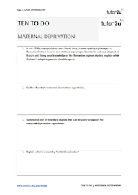 Psychology Ten to Do Attachment Cover