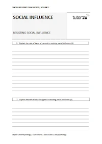 Social Influence vol2 2 Exam shorts cover