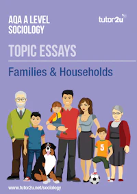 Aqa Sociology Topic Essays Families Front Cover