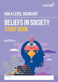 Beliefs in Society Study Book Cover