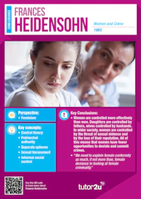 Soc Posters Gcse Crime Heidensohn