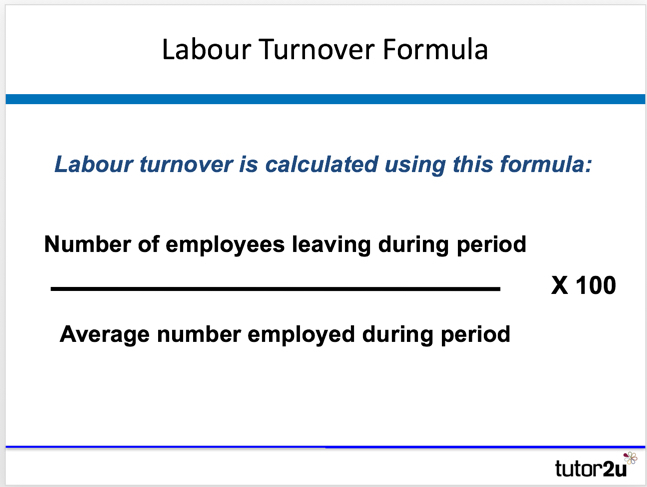 Labour Turnover | Reference Library | Business | Tutor2u